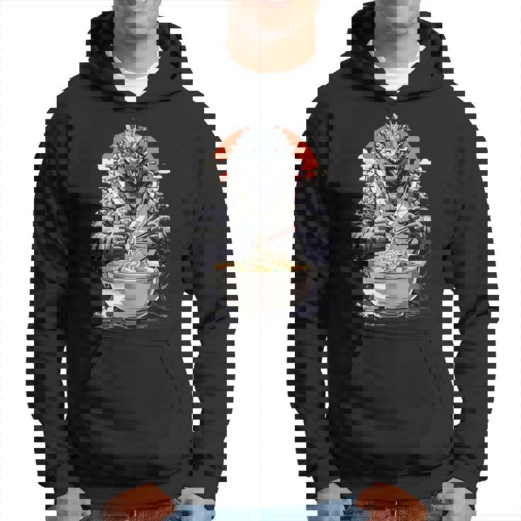 Japanese Monster Kaiju Eating Ramen Hoodie
