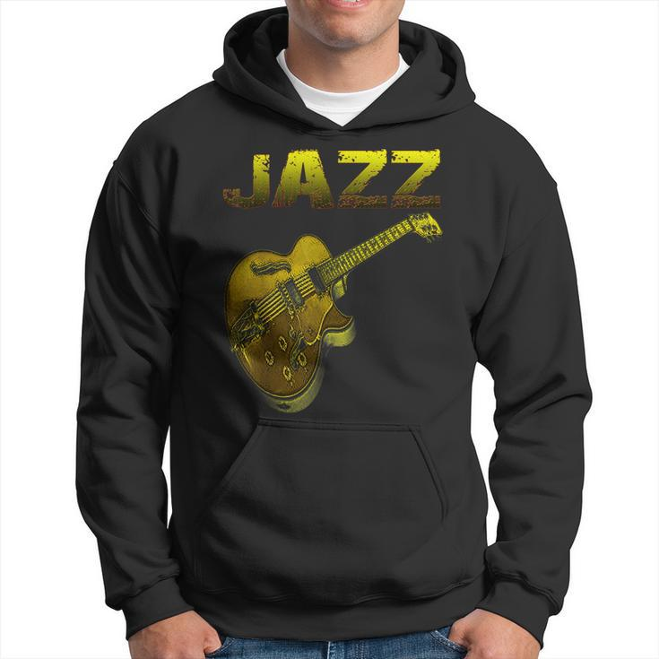Jazz Vintage Guitar Musician Hoodie