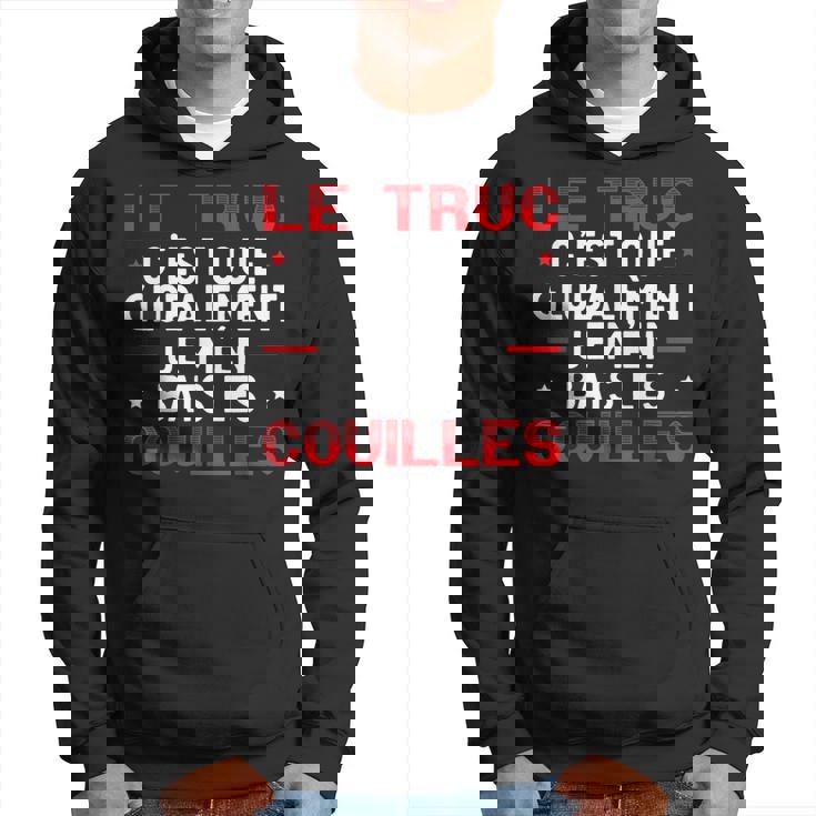 Je M'en Bats Les Cuoilles Cadeau Humoristique Sweat à capuche