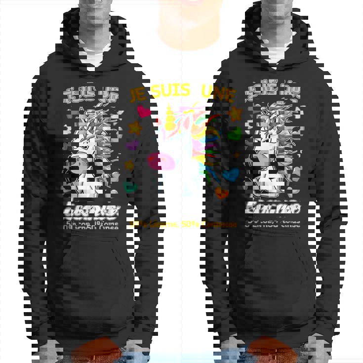 Je Suis Une Licornasse 50 Licorne 50 Connasse Humour Drôle Sweat à capuche