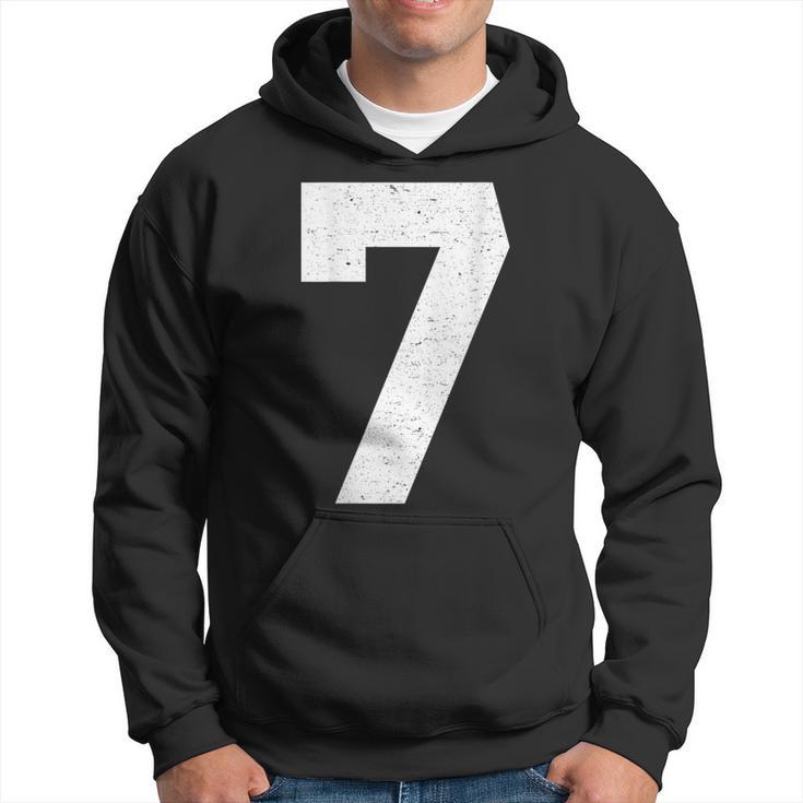 Jersey Number 7 Hoodie