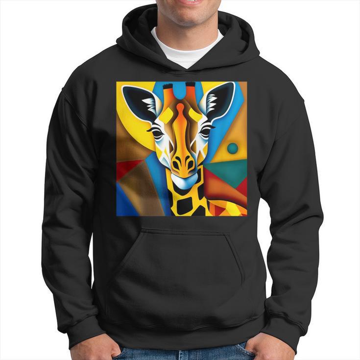 Jirafa Africano Animales Motivo África Colorido Jirafa Amantes Sudadera