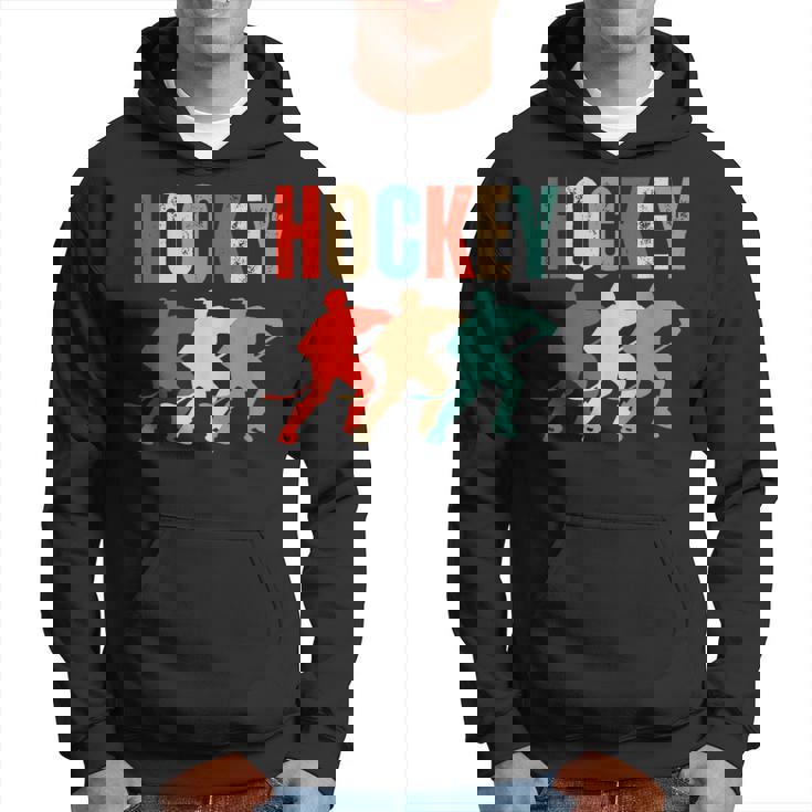 Jugador De Hockey Sobre Hielo Para Niños Retro Sudadera