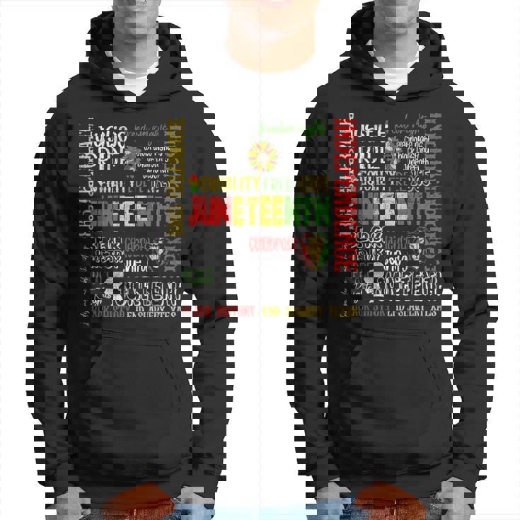 Junenth 1865 Celebrate Freedom Retro Junenth 2024 Hoodie