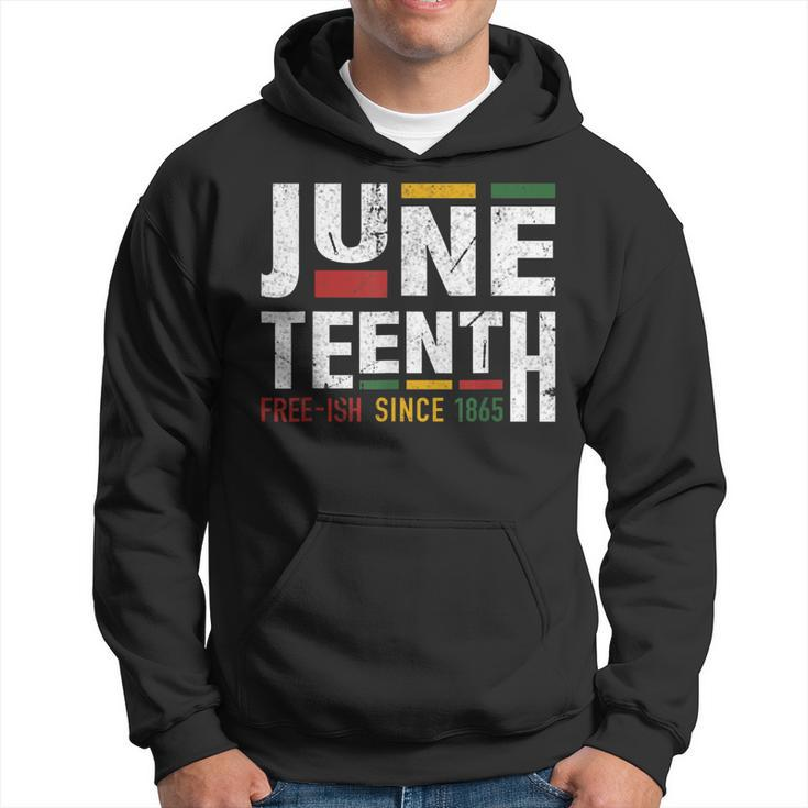 Junenth Freeish Since 1865 For Black African Freedom Hoodie