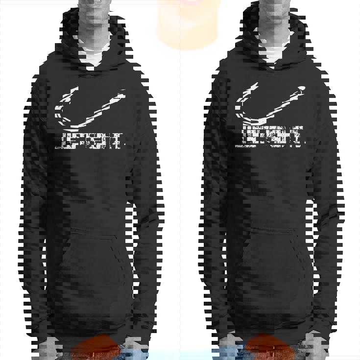 Just Fish It Para Pescadores Y Navegantes Sudadera
