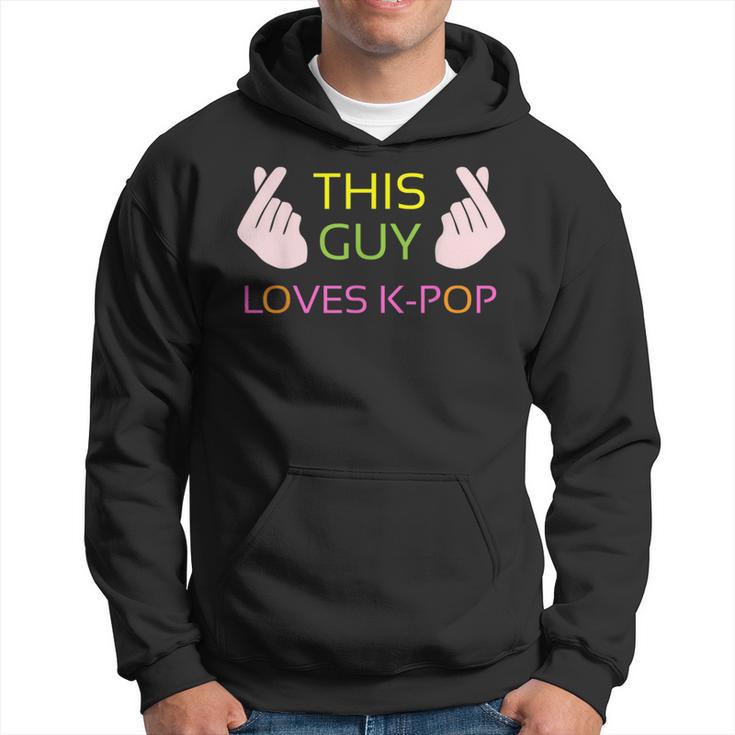 K-Pop This Guy Loves Kpop Cute Korean Music Hoodie