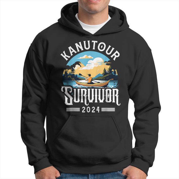 Kanufahrer Kanu Kanutour Survivor 2024 Hoodie