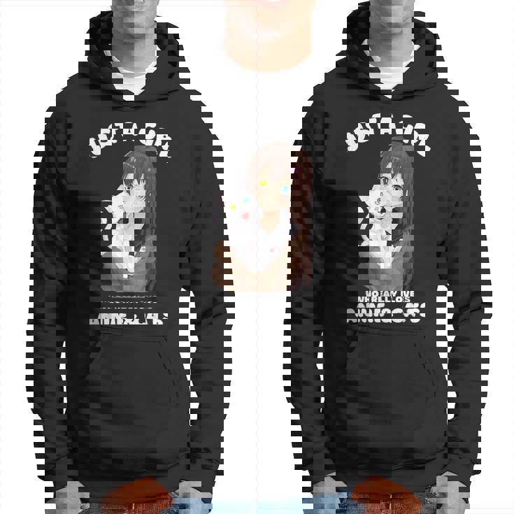 Kawaii Anime Solo Una Chica Que Realmente Ama El Anime Y Los Gatos Sudadera