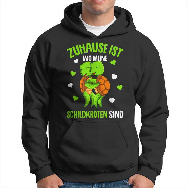 Kinder-Hoodie Zuhause Ist Wo Meine Schildkröten Sind mit Turtle-Design