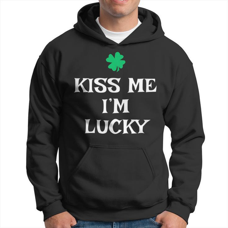 Kiss Me I'm Lucky St Patrick's Day Irish Luck Hoodie