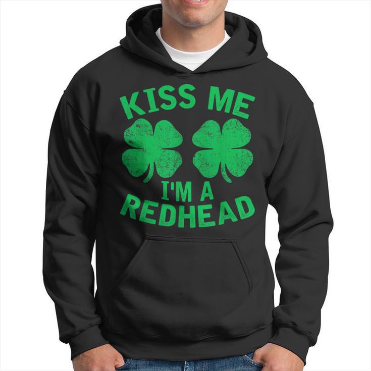 Kiss Me I'm A Redhead St Patrick's Day Irish Ginger Hoodie