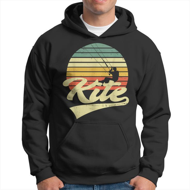 Kite Kiten Kiteboarding Kitesurfing Surf Vintage Retro Hoodie