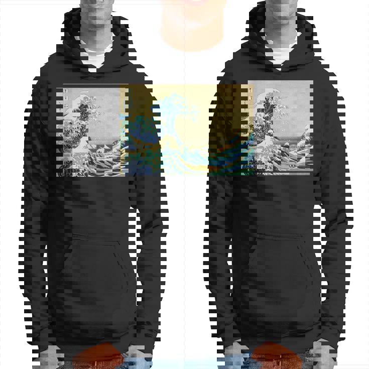La Gran Ola De Kanagawa Coolintage Pintura Japonesa Sudadera