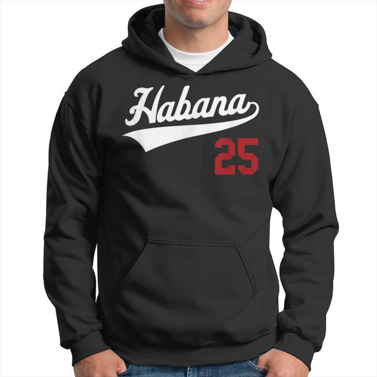 La Habana Camiseta Beisbol Havana Cuba Baseball Jersey 25 Hoodie