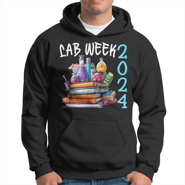 Lab Week 2024 Laboratory Worker Fun Technologist Fan Hoodie