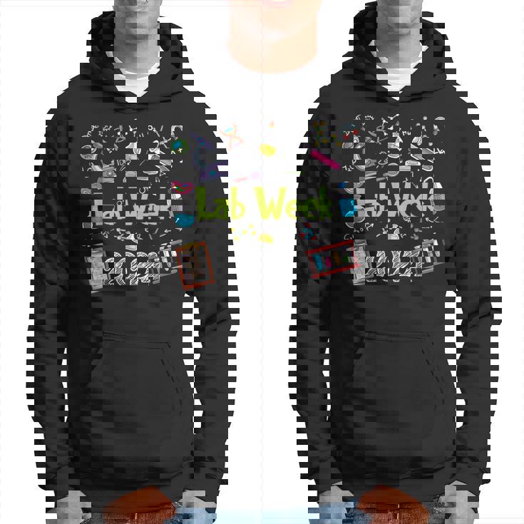 Lab Week 2024 Retro Medical Laboratory Tech Lab Week Hoodie Seseable
