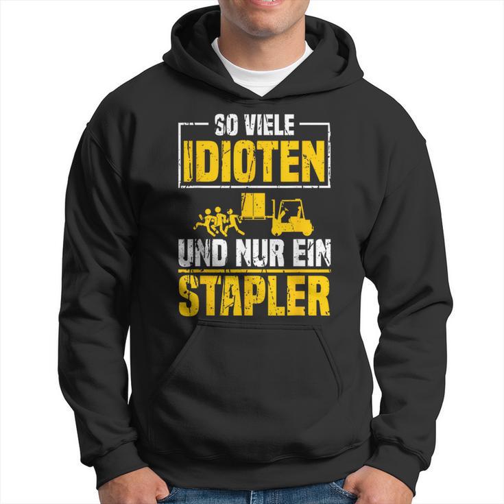 Lagerist Hoodie mit Spruch, Lustiges Herren Staplerfahrer Tee