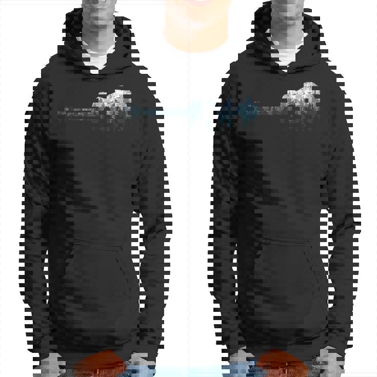 Landscape Acoustic Guitar Forest Trees Musician Guitarist Hoodie