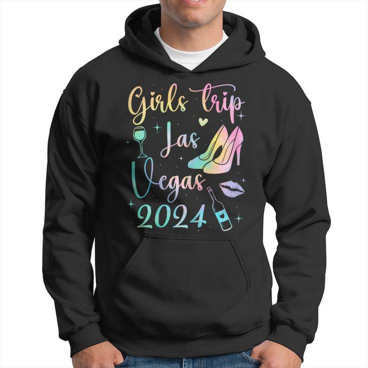 Las Vegas Girls Trip 2024 Girls Tie Dye Weekend Friends Girl Hoodie