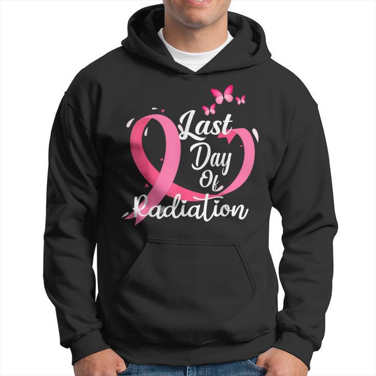 Last Day Of Radiation Treatment Breast Cancer Awareness Hoodie