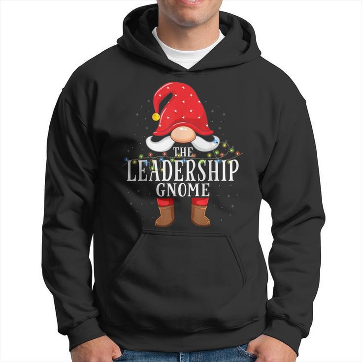 Leadership Gnome Matching Christmas Family Pajama Hoodie