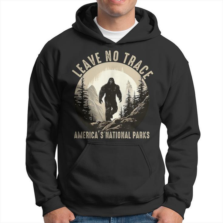 Leave No Trace America National Parks Sasquatch Hoodie