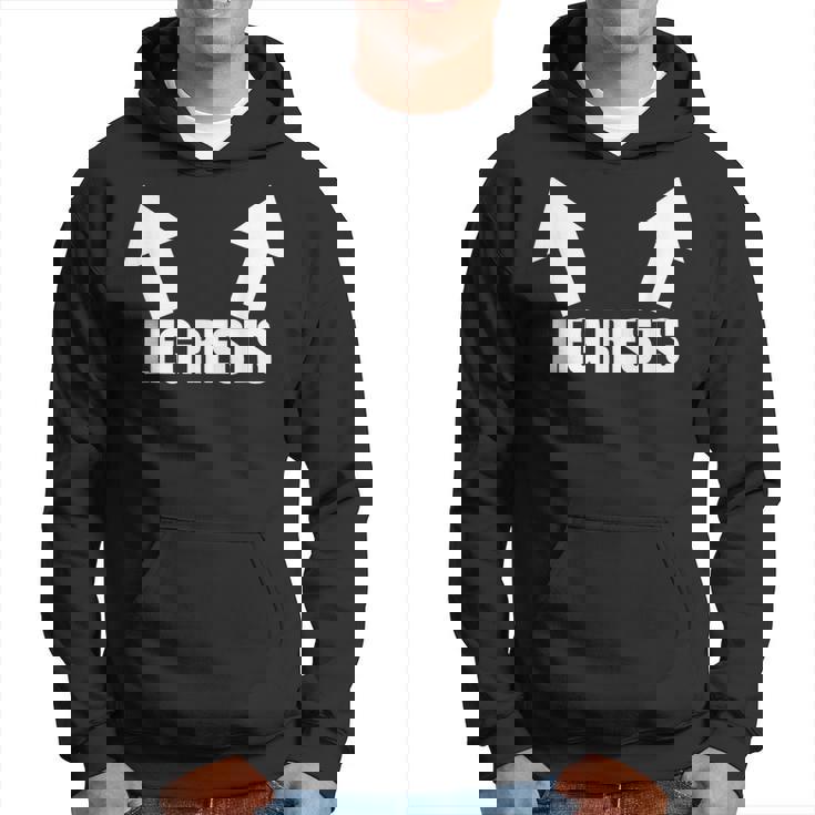 Leg Rests Adult Inappropriate Humor Men's Leg Rests Hoodie