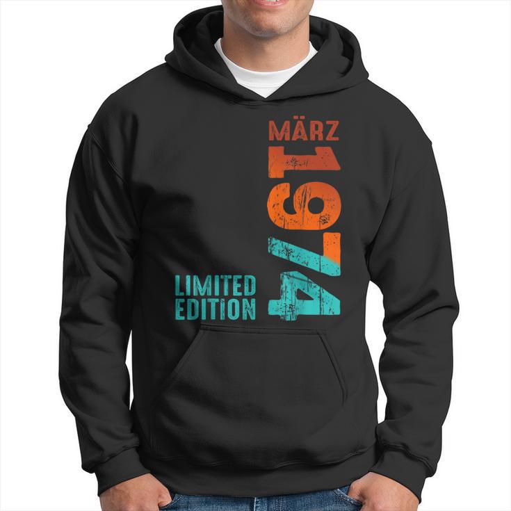 Legendär Seit März 1974 Geburtstag 1974 Limited Edition Hoodie