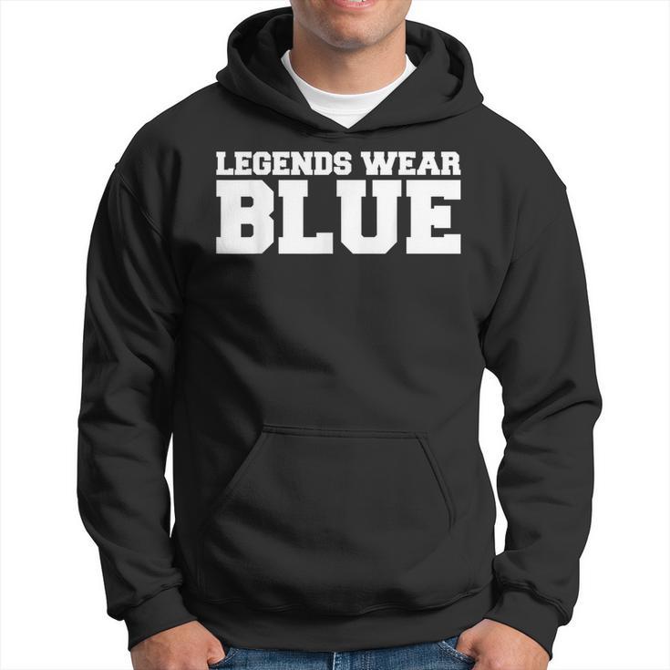 Legends Wear Blue Team Spirit Game Competition Color Sports Hoodie