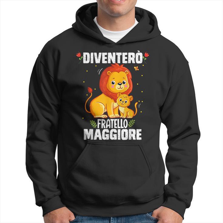 Leone Ich Bin Ein Großer Bruder Iventerò Fratello Maggiore Hoodie