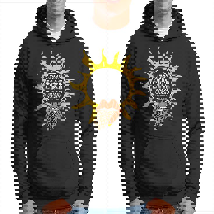 Leopard Tongue Total Solar Eclipse April 8 2024 Totality Hoodie Leopard Tongue Total Solar Eclipse April 8 2024 Totality Hoodie