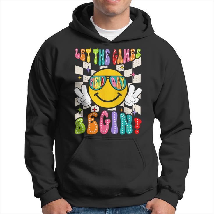 Let The Games Begin Happy Field Day Field Trip Fun Day Retro Hoodie