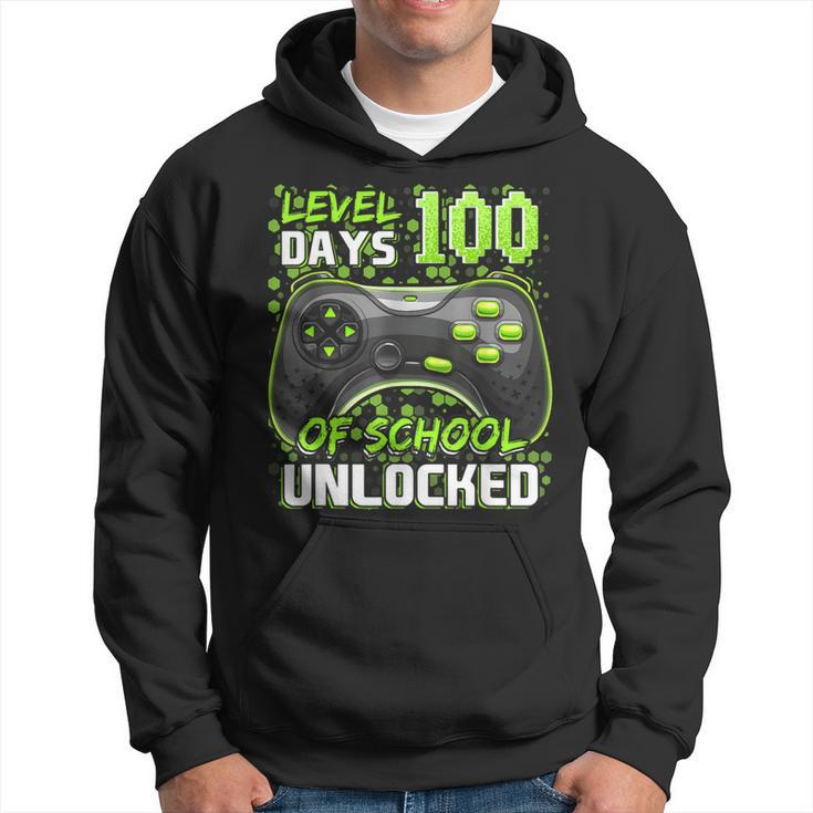 Level 100 Days Of School Unlocked Boys 100Th Day Of School Hoodie