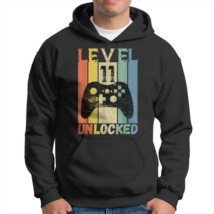Level 11 Unlocked Birthday Gamer Boys Video Game Hoodie