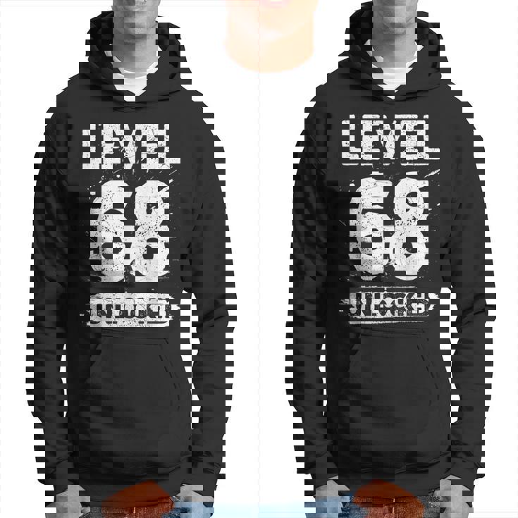 Level 68 Unlocked 68 Aniversario De Boda 68 Años Sudadera