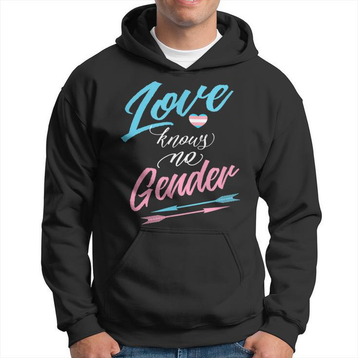 Lgbt Transgender -Love Knows No Gender With Arrows Hoodie