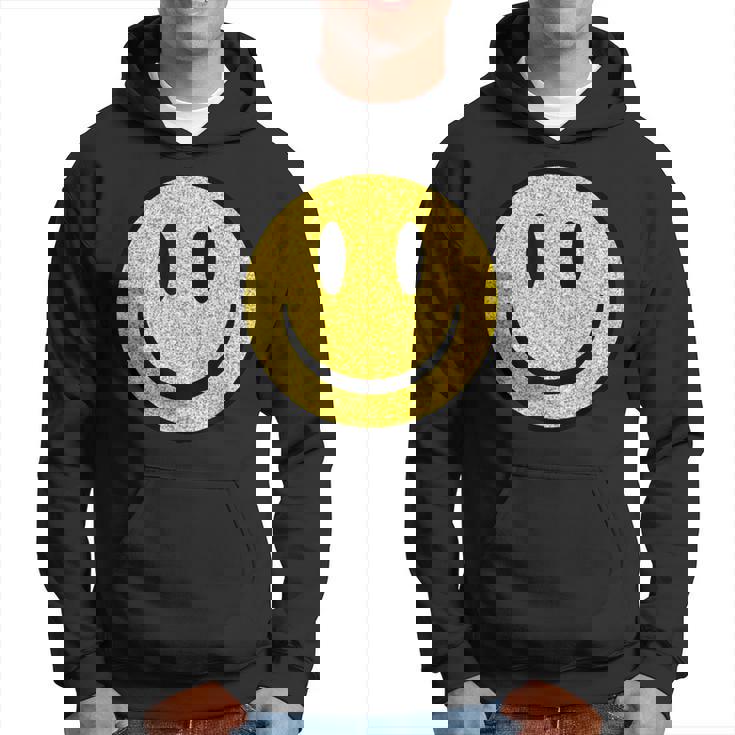 Linda Cara Sonriente Amarilla Cara Sonriente Cara Feliz Ropa Sudadera
