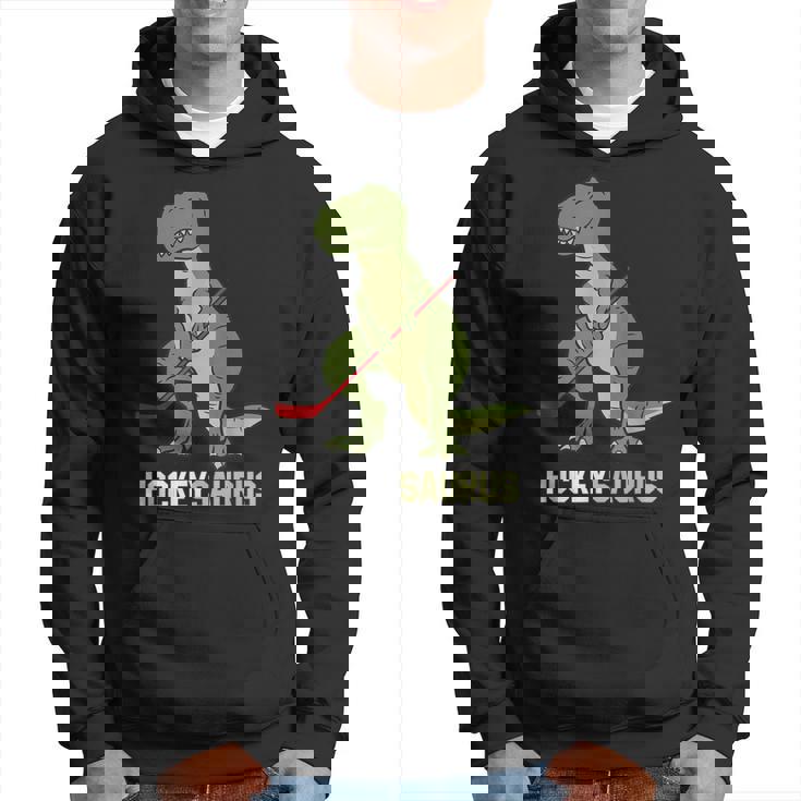 Lindo Dinosaurio Hockey Sobre Hielo Dinosaurio Hockeysaurus Sudadera