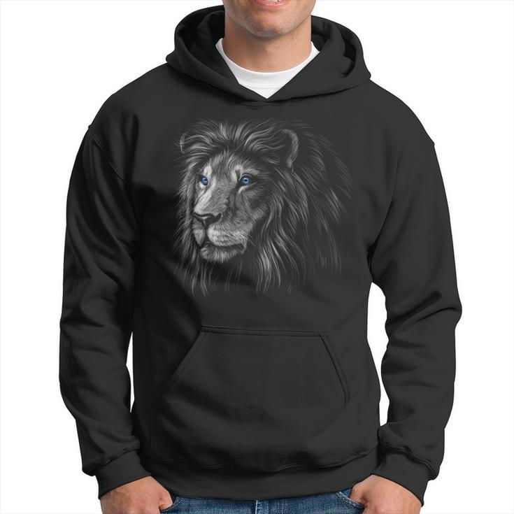 Lion Apparel Hand Drawing Game Day Vintage Detroit Hoodie