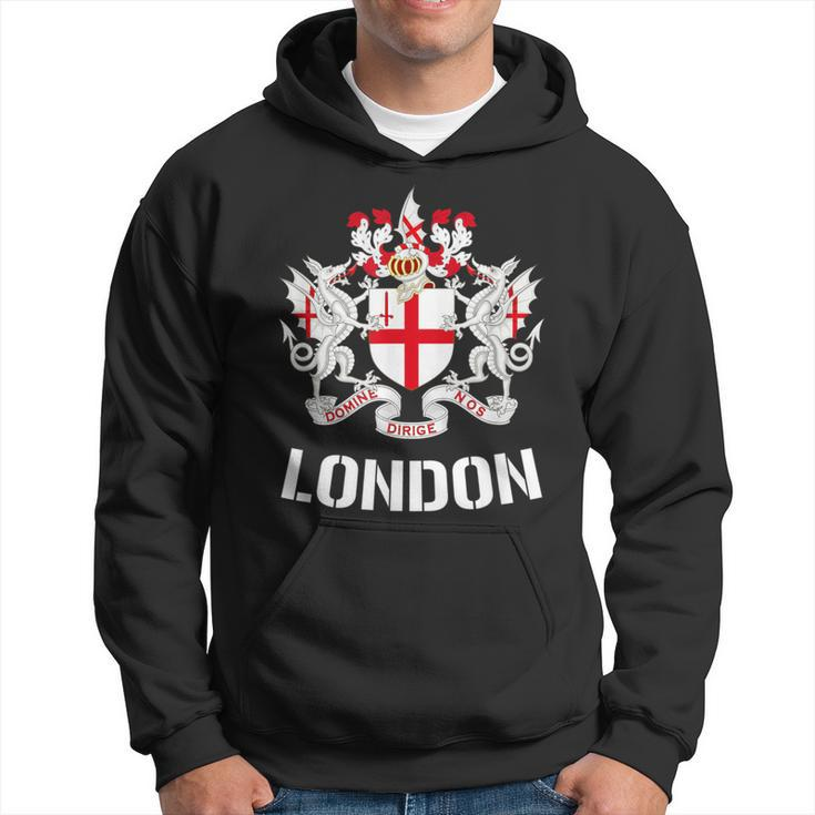 London City Crest Emblem Uk Britain Queen Elizabeth Hoodie