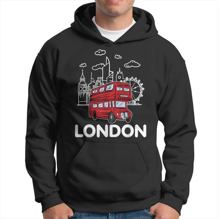 London Vibes Famous London Landmarks Souvenir London Love Hoodie
