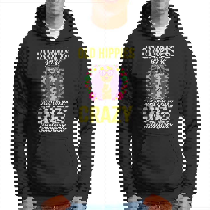 Losiejos Hippies No Mueren Simplemente Se Desvanecen Con Abuelos Locos Sin Mangas Sudadera
