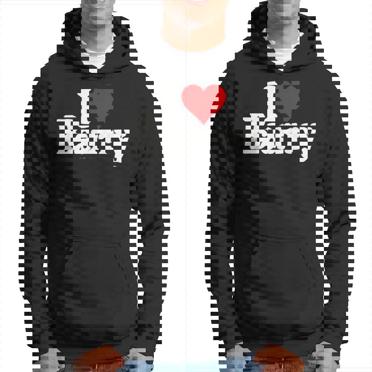 I Love Barry I Heart Barry Hoodie