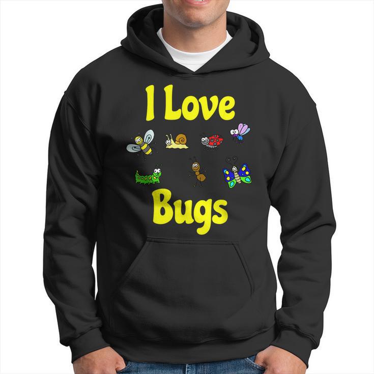 I Love Bugs T Hoodie