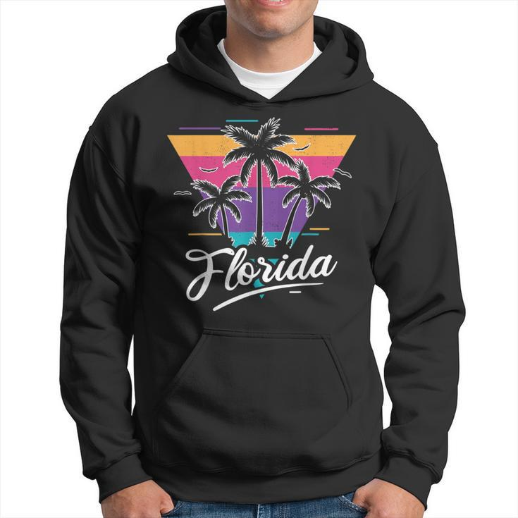 Love Florida Vintage Sunset Style Idea 80S Hoodie