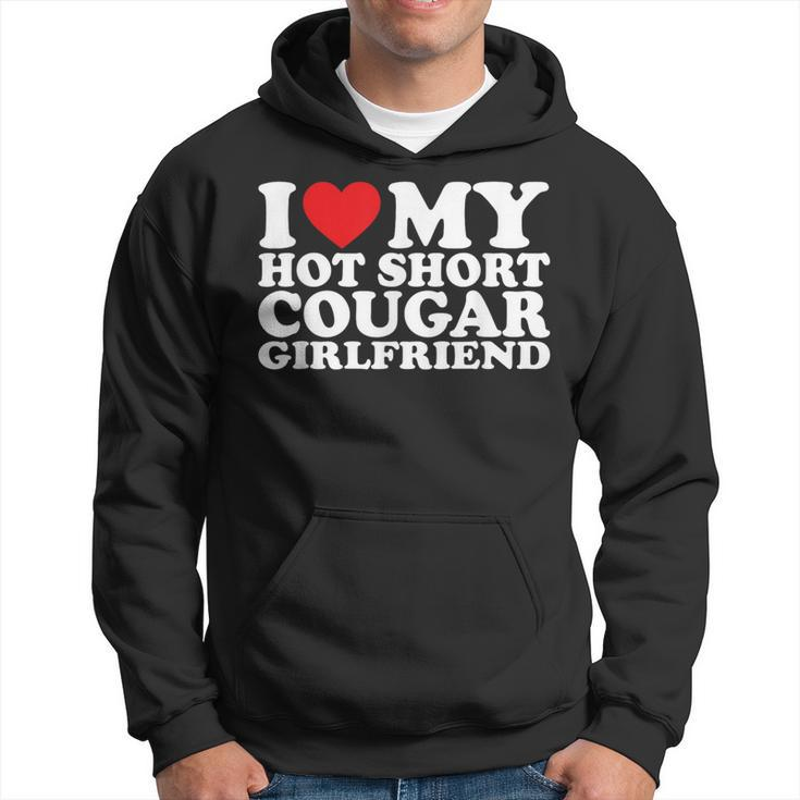 I Love My Hot Short Cougar Girlfriend I Heart My Cougar Gf Hoodie
