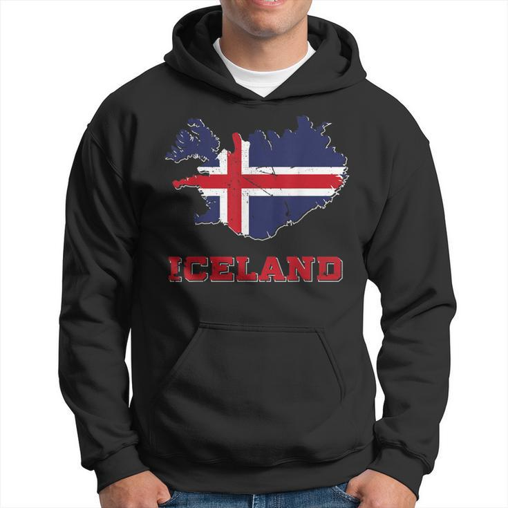 I Love Iceland Pride Flag Icelander Home Souvenir T Hoodie