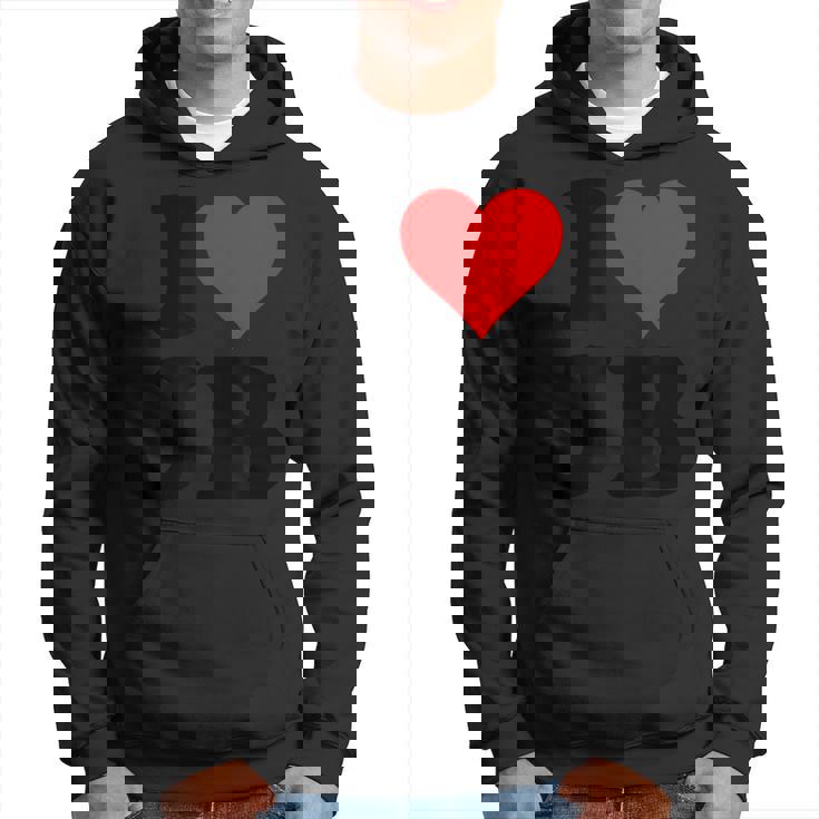 I Love Jb Heart T-Shirt - Monsterry