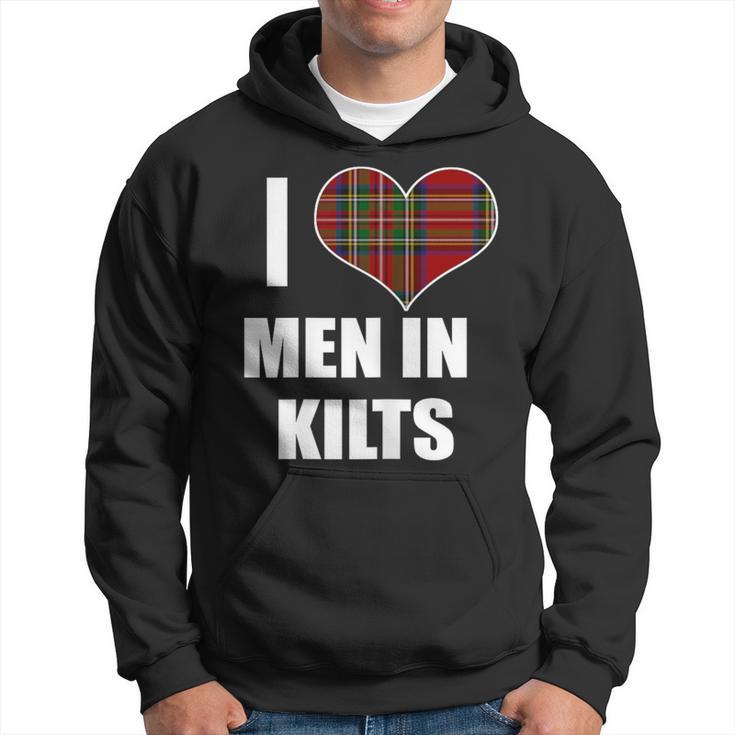 I Love In Kilts Royal Stewart Tartan Plaid Kilt Heart Hoodie